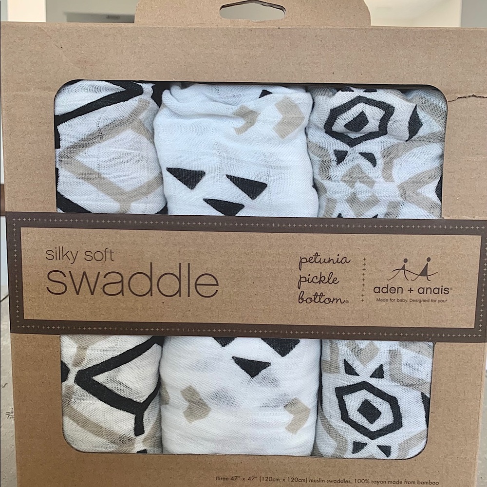 Brand New Aden and Anais Silky Soft Swaddles